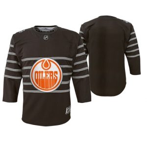 Kinder Edmonton Oilers Trikot 2020 NHL All-Star Game Premier Grau